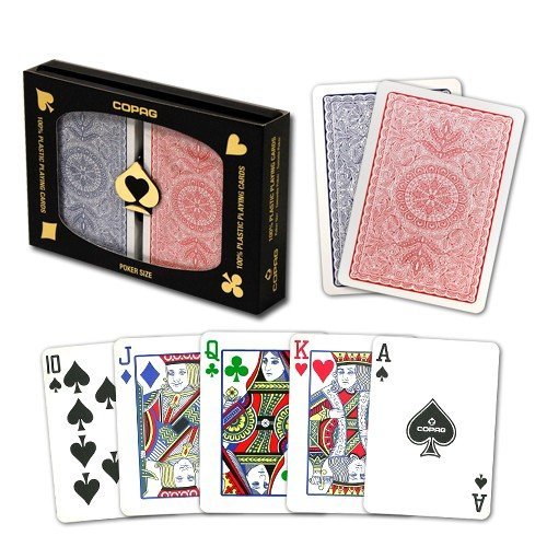 Load image into Gallery viewer, Copag 4-Color Poker Size Regular Index
