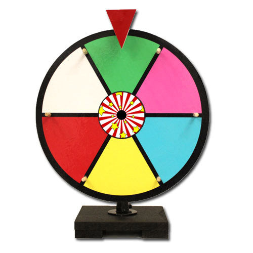 Load image into Gallery viewer, 12&quot; Color Dry Erase Prize Wheel
