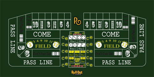 Load image into Gallery viewer, Rollout Gaming Craps Table Top
