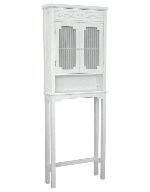Load image into Gallery viewer, Frosted White Elegant Glass Doors Bathroom Space Saver
