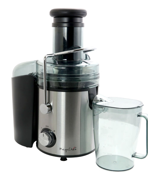 Load image into Gallery viewer, MegaChef Wide Mouth Juice Extractor, Juice Machine with Dual Speed Centrifugal Juicer, Stainless Steel Juicers Easy to Clean
