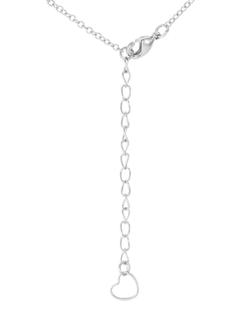 Load image into Gallery viewer, .22 Ct Interlocking Hearts Necklace with CZ
