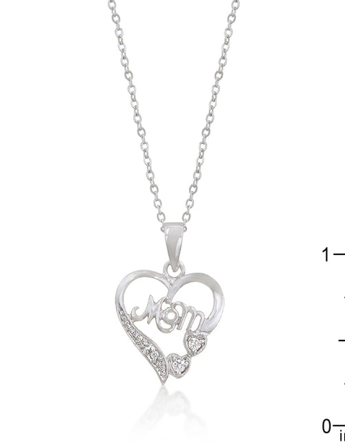 Load image into Gallery viewer, #1 Mom Heart Pendant
