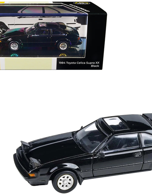 Load image into Gallery viewer, 1984 Toyota Celica Supra XX Black with Sunroof 1/64 Diecast Model Car by Paragon Models
