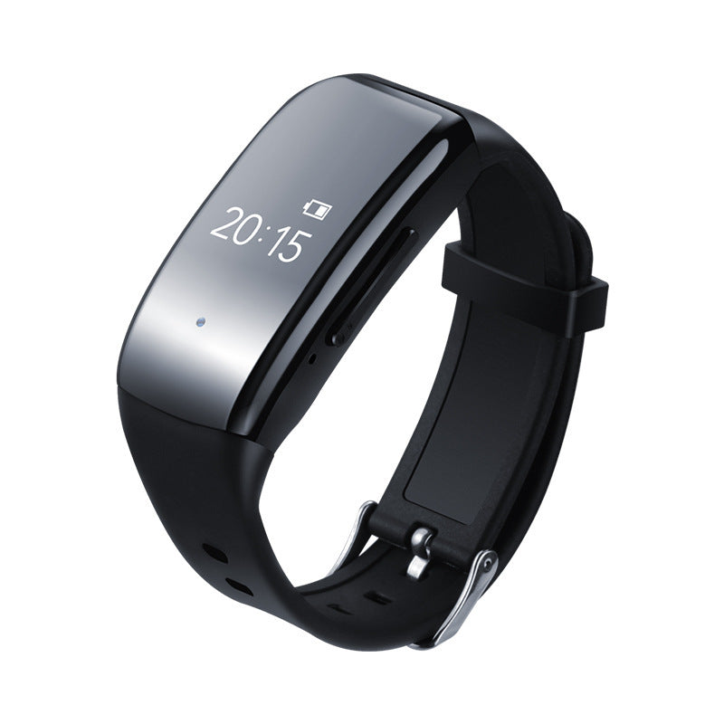 Sports Smart Bracelet Professional Recording Pen HD Noise Reduction Video Recorder Sports Mini Camera Smart Watch black