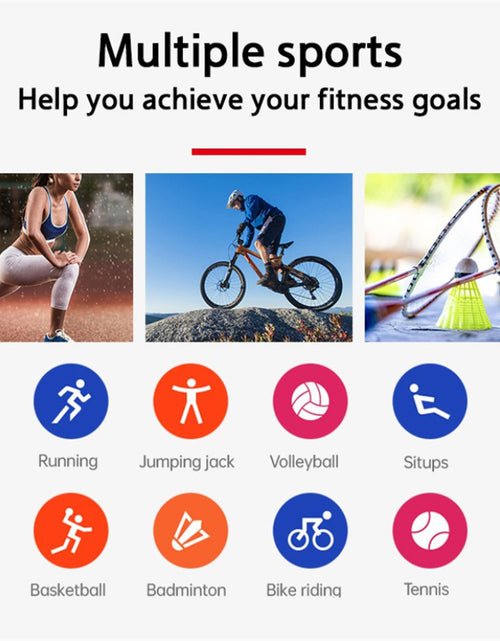 Load image into Gallery viewer, T500+ Smart Bracelet Bluetooth Calling Music Touch-screen Heart Rate Blood Pressure Monitoring Fitness Watch Blue
