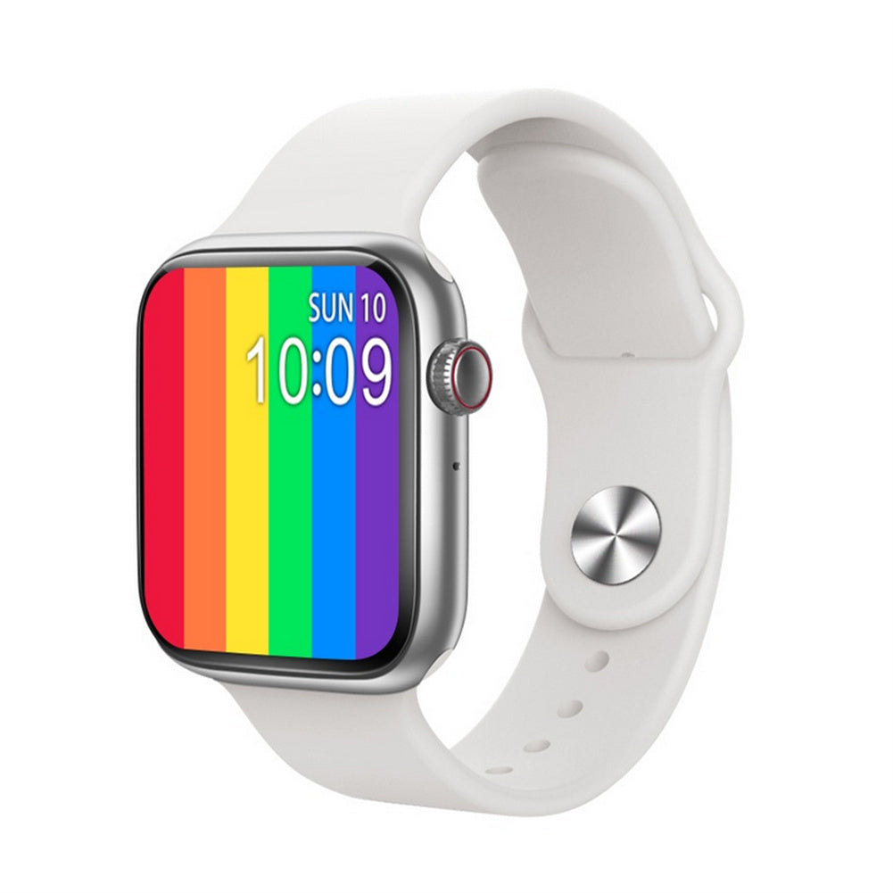 T500+ Smart Bracelet Bluetooth Calling Music Touch-screen Heart Rate Blood Pressure Monitoring Fitness Watch Blue