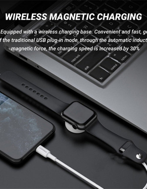Load image into Gallery viewer, T500+ Pro Smart Watch with 1.75-inch Large Touch-screen Bluetooth Calling Waterproof Sports Fitness Bracelet Blue
