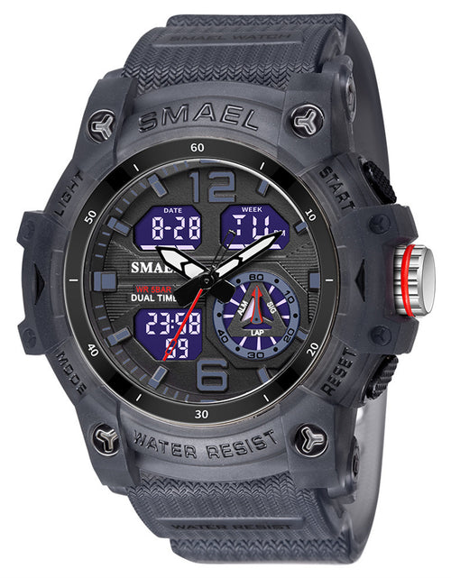 Load image into Gallery viewer, SMAEL Luxury Men Fashion Business Watch Led Digital Sports Quartz Wristwatch Casual Waterproof Watches Black Gold
