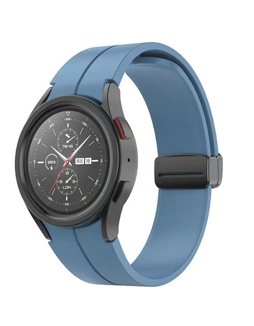 Load image into Gallery viewer, Silicone Strap Replacement Bracelet Band for Samsung Galaxy Watch 4 5 5 Pro Dark Blue
