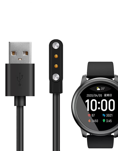 Load image into Gallery viewer, Smart Watch Charger Fast Charging Cable Power Adapter Compatible For Xiaomi Haylou Solar Ls05/ls02/ls01 black compatible for solar/LS05
