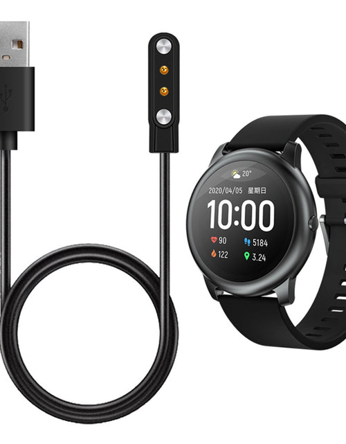 Load image into Gallery viewer, Smart Watch Charger Fast Charging Cable Power Adapter Compatible For Xiaomi Haylou Solar Ls05/ls02/ls01 black compatible for solar/LS05
