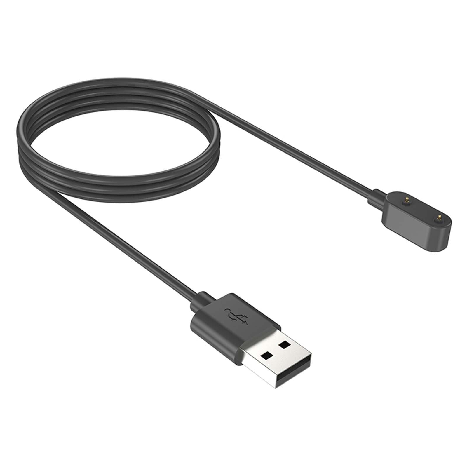100cm Smart Bracelet Magnetic Charging Cable Power Adapter Built-in Smart Chip Compatible For Keep Band B4 black