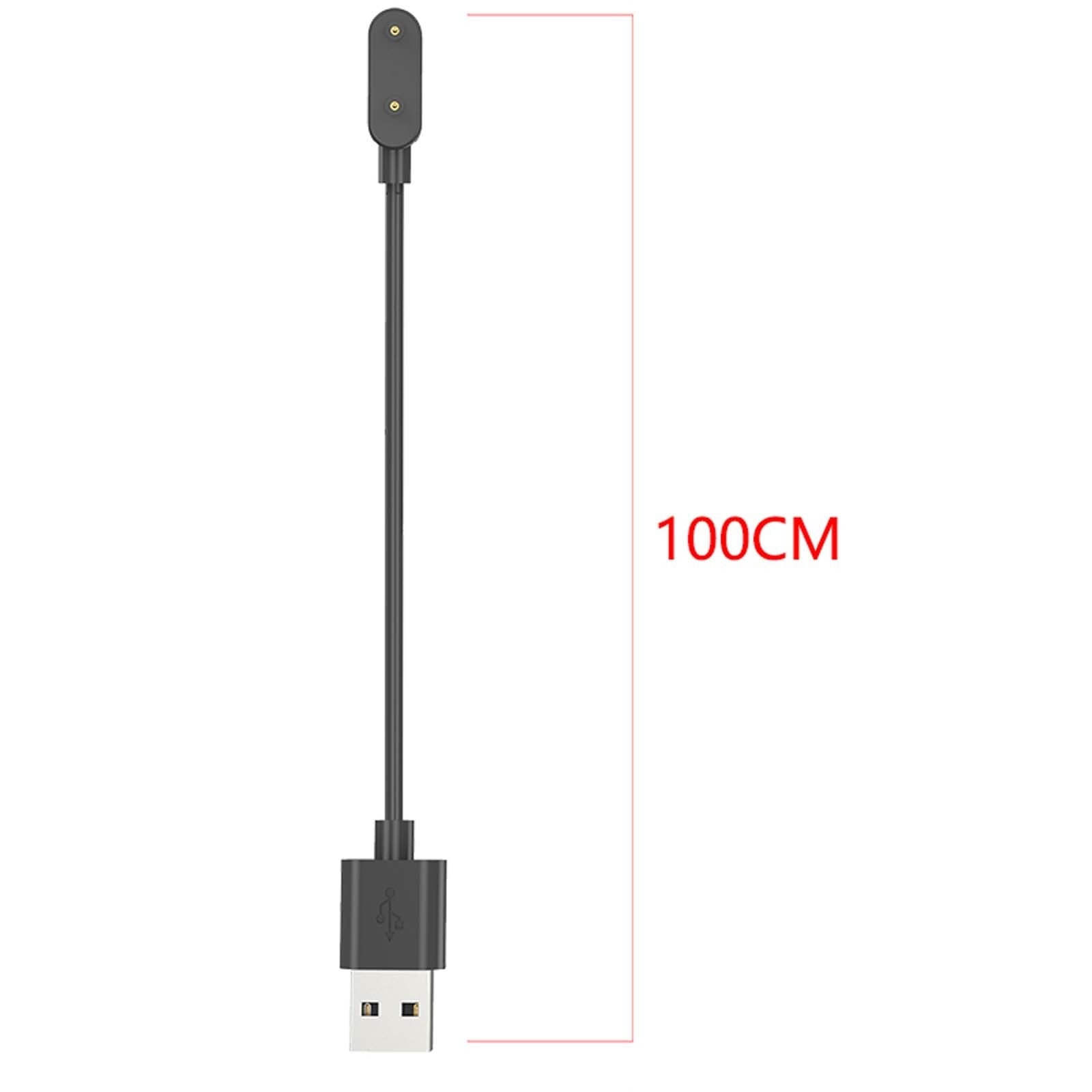 100cm Smart Bracelet Magnetic Charging Cable Power Adapter Built-in Smart Chip Compatible For Keep Band B4 black