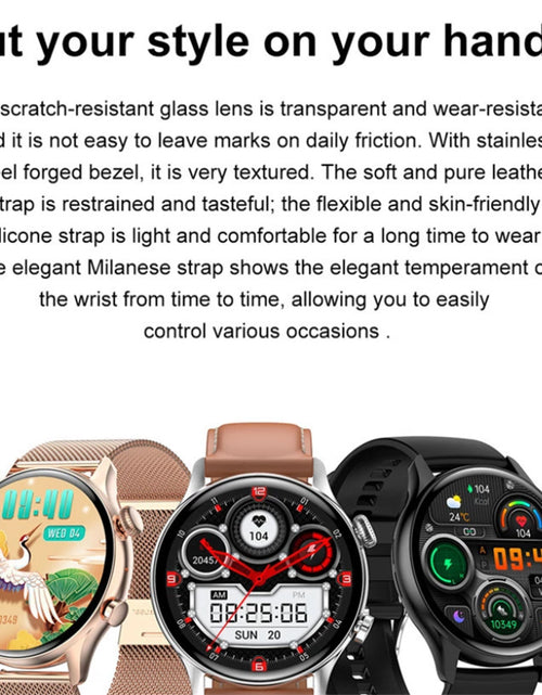 Load image into Gallery viewer, Hk8pro Smart Watch Amoled Bluetooth Call Voice Control Bracelet Heart Rate Monitor Fitness Smartwatch Silver Steel
