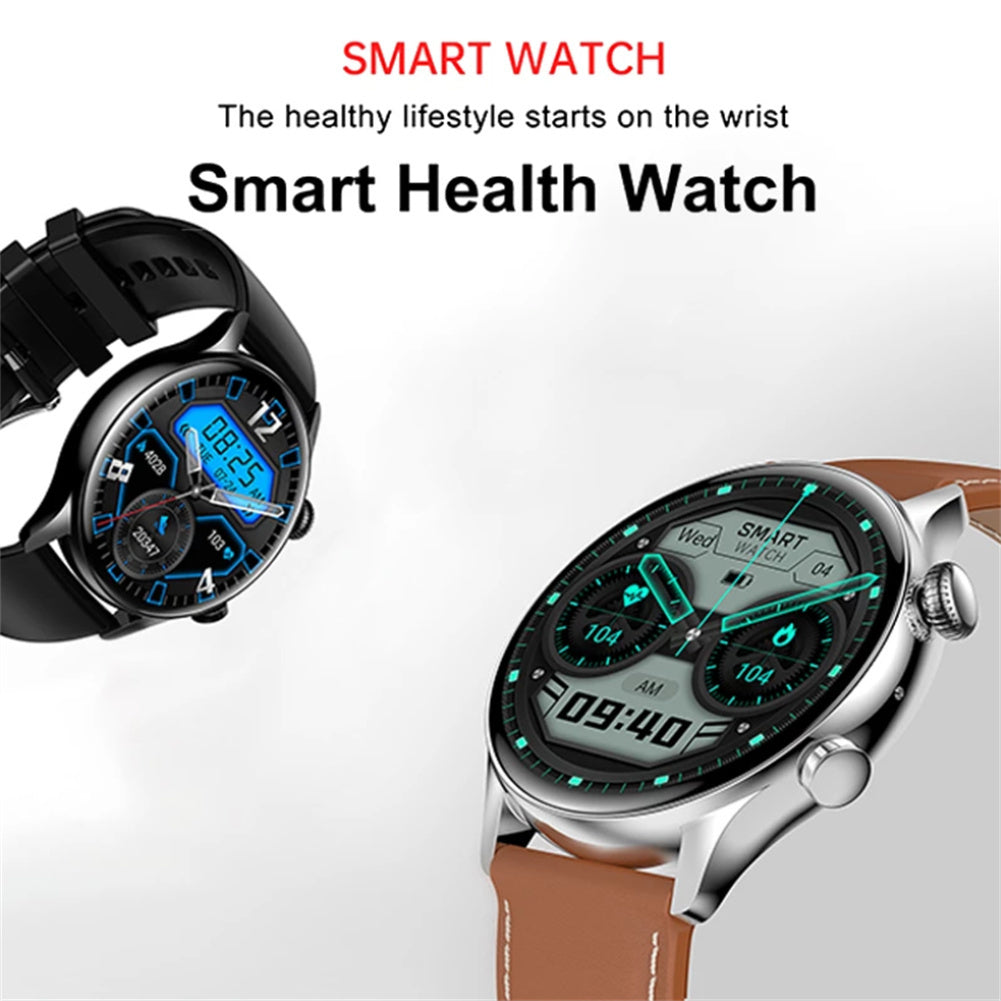 Hk8pro Smart Watch Amoled Bluetooth Call Voice Control Bracelet Heart Rate Monitor Fitness Smartwatch Silver Steel