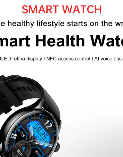 Load image into Gallery viewer, Hk8pro Smart Watch Amoled Bluetooth Call Voice Control Bracelet Heart Rate Monitor Fitness Smartwatch Silver Steel
