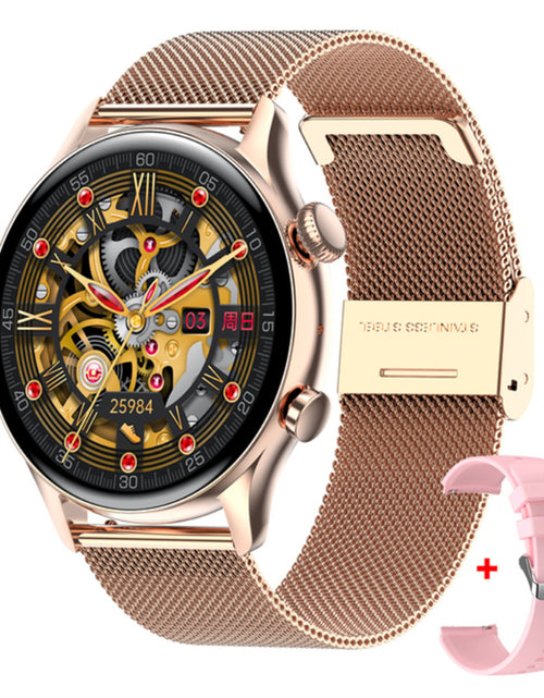 Load image into Gallery viewer, Hk8pro Smart Watch Amoled Bluetooth Call Voice Control Bracelet Heart Rate Monitor Fitness Smartwatch Silver Steel
