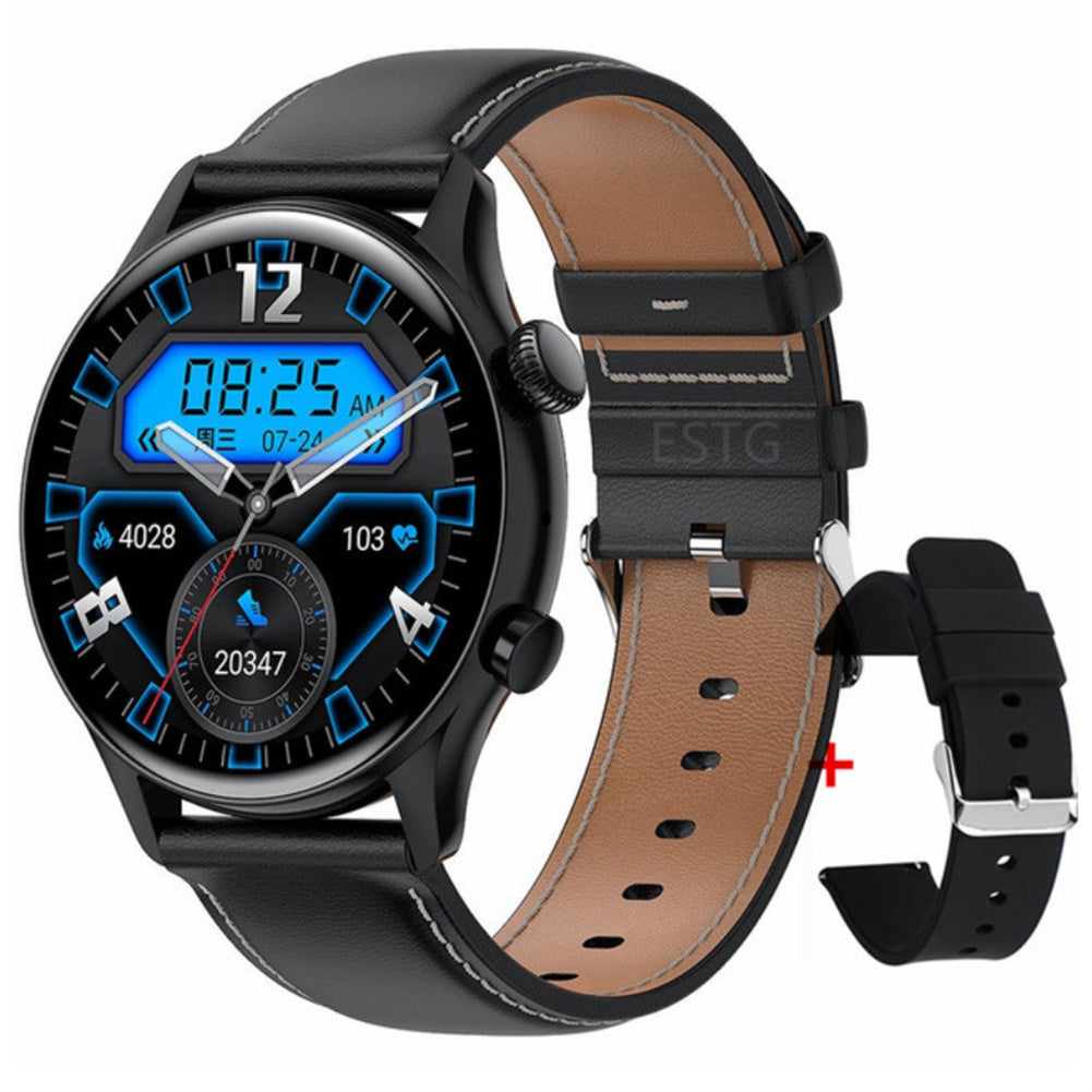 Hk8pro Smart Watch Amoled Bluetooth Call Voice Control Bracelet Heart Rate Monitor Fitness Smartwatch Silver Steel