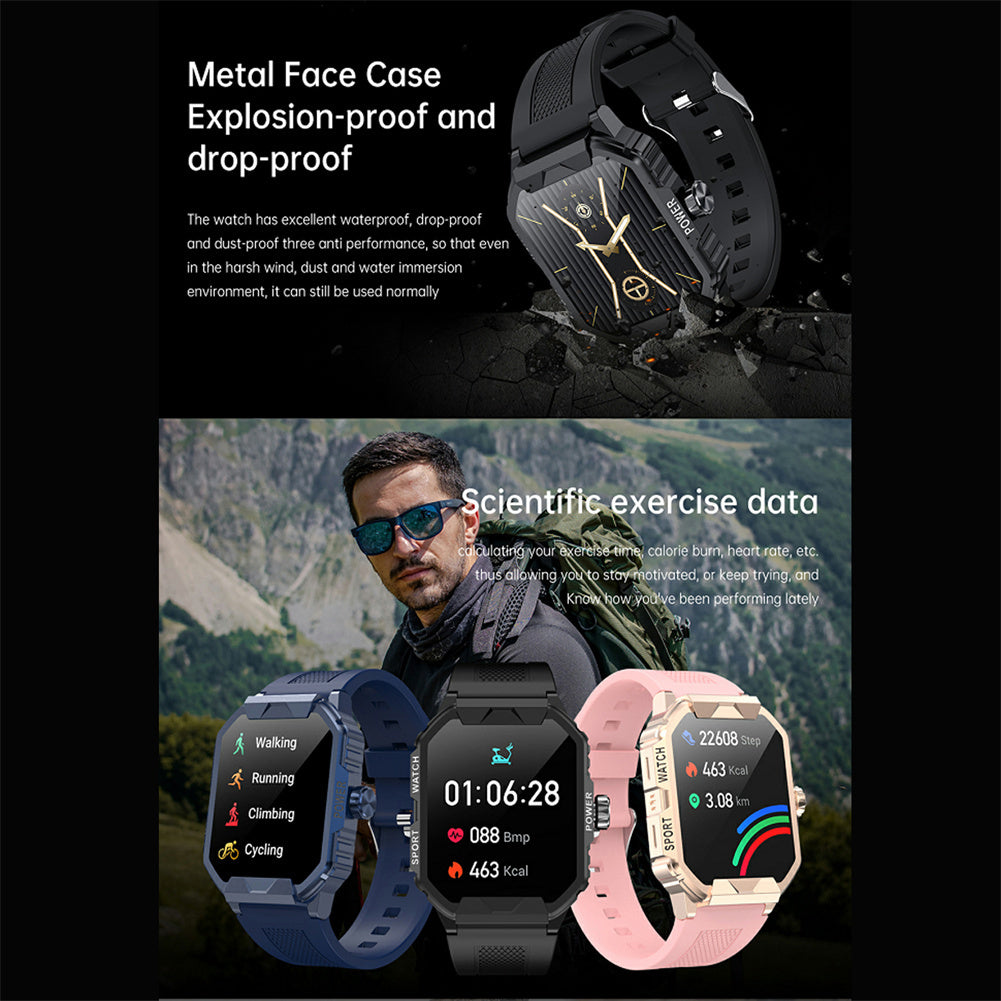 Fw06 Smart Watch Bluetooth-compatible Call Blood Oxygen Heart Rate Monitor Offline Payment Sports Bracelet Black
