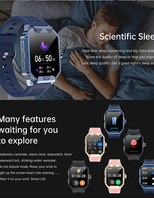 Load image into Gallery viewer, Fw06 Smart Watch Bluetooth-compatible Call Blood Oxygen Heart Rate Monitor Offline Payment Sports Bracelet Black
