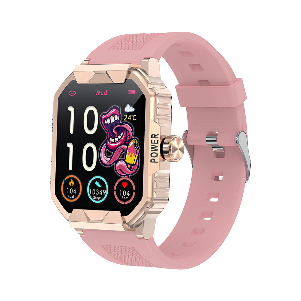 Fw06 Smart Watch Bluetooth-compatible Call Blood Oxygen Heart Rate Monitor Offline Payment Sports Bracelet Black