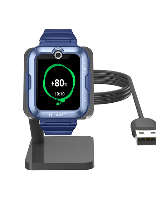 Load image into Gallery viewer, Mini Charger Cradle Power Adapter Charging Cable Watch Stand Base Compatible For Huawei Kids Watch 4 Pro black
