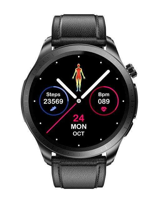 Load image into Gallery viewer, E420 Smart Watch Ecg Ppg Heart Rate Blood Pressure Blood Sugar Health Monitor Waterproof Fitness Bracelet Black Steel
