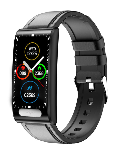 Load image into Gallery viewer, Tk70 Smart Watch 1.47 inch Color Screen Fitness Tracker Waterproof Sleep Blood Pressure Monitor Smartwatch Black Belt
