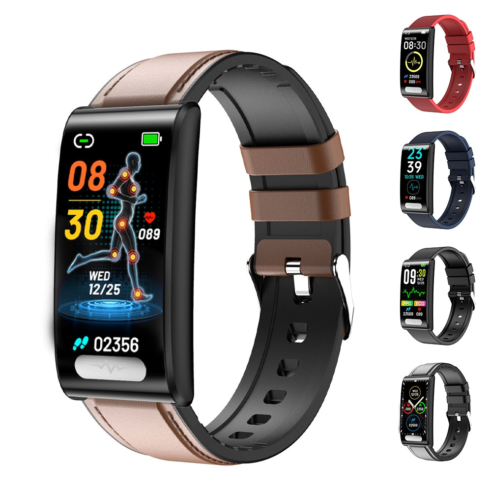 Tk70 Smart Watch 1.47 inch Color Screen Fitness Tracker Waterproof Sleep Blood Pressure Monitor Smartwatch Black Belt