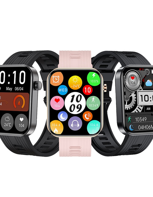 Load image into Gallery viewer, Fw10 Smart Watches 1.96-Inch Full Touch Screen Heart Rate Monitor for Android iOS iPhone Pink
