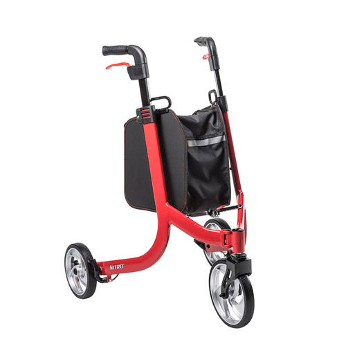 Load image into Gallery viewer, Nitro 3-Wheel Folding Aluminum Rollator
