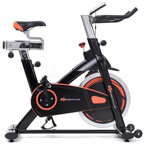 Load image into Gallery viewer, Indoor Fixed Aerobic Fitness Exercise Bicycle with Flywheel and LCD Display
