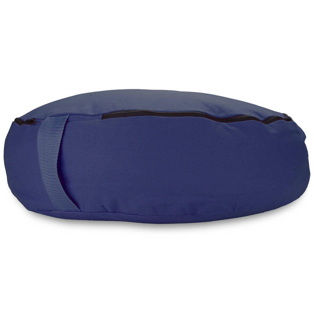 Blue 18" Round Zafu Meditation Cushion