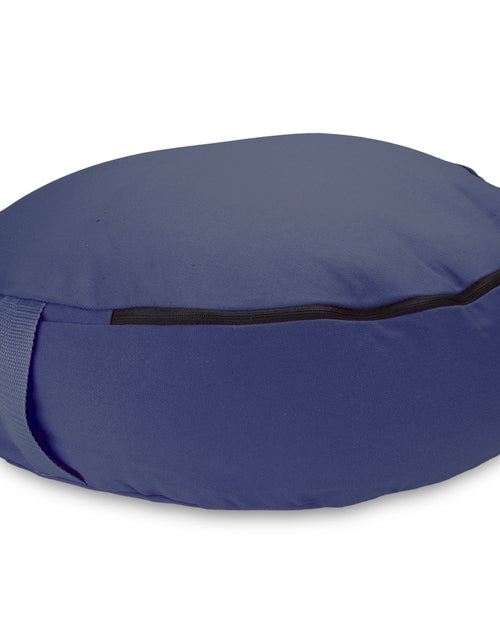 Load image into Gallery viewer, Blue 18&quot; Round Zafu Meditation Cushion
