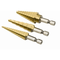 Steel Step Drill 3 Pc. Set
