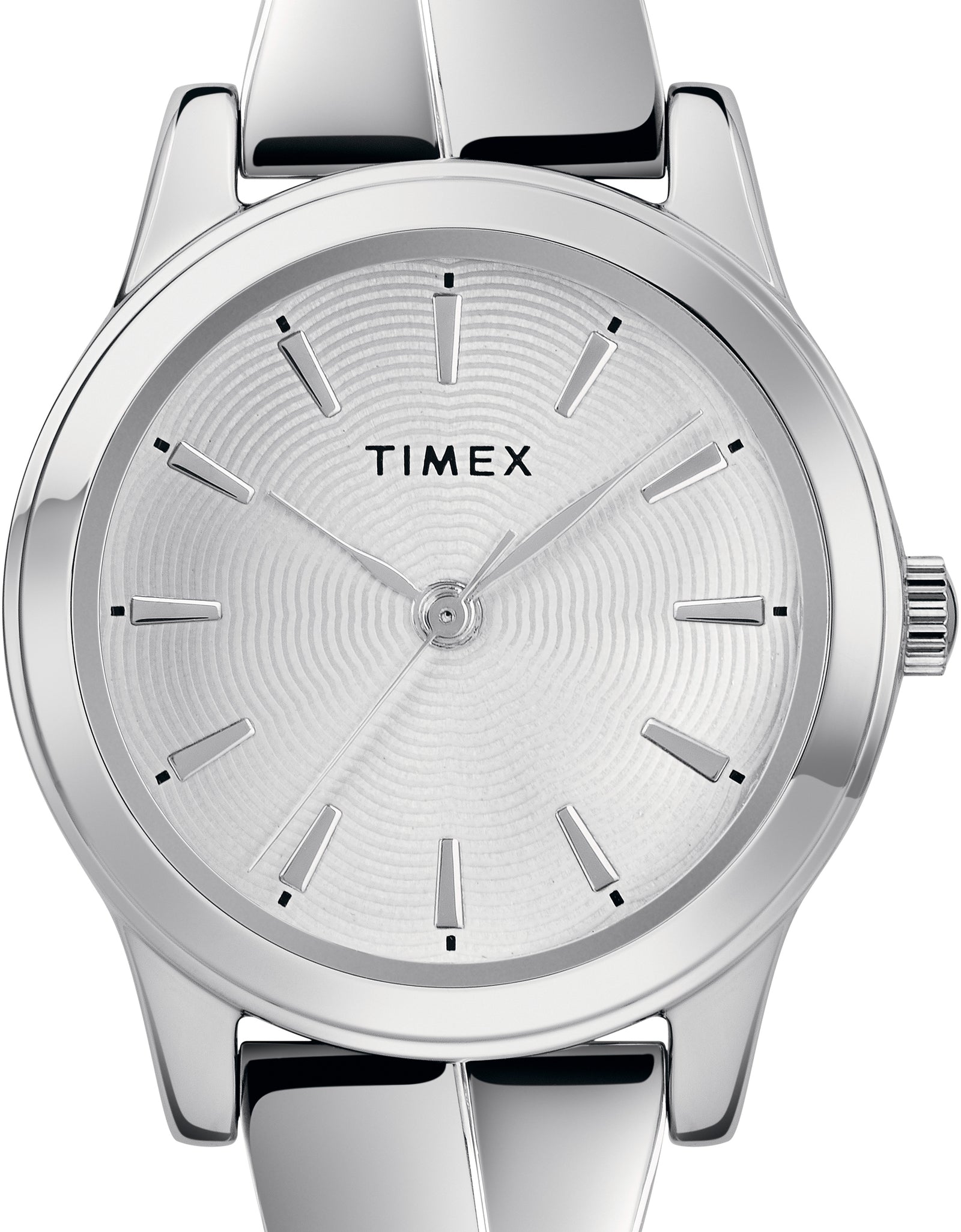 Timex TW2R98700 Women's Silver-Tone Stainless Steel Expansion Band Bangle Watch